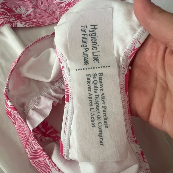 NWT Janie and Jack Girls Tropical Palm Rash Guard Swimsuit in size 10 - Picture 7 of 8